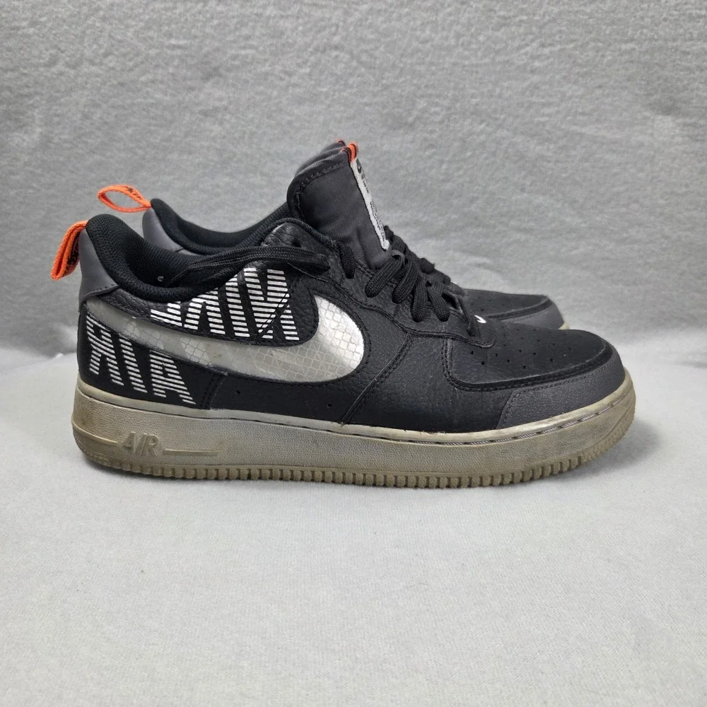 Nike Air Force 1 07 LV8 Utility Black Sketch Silver BQ4421-002 Mens 9